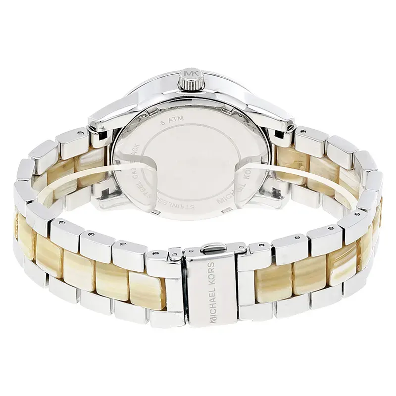 Michael Kors Ritz Silver-tone Dial Steel and Acrylic Ladies Watch- MK6371